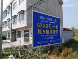 古田墙体广告质量分析